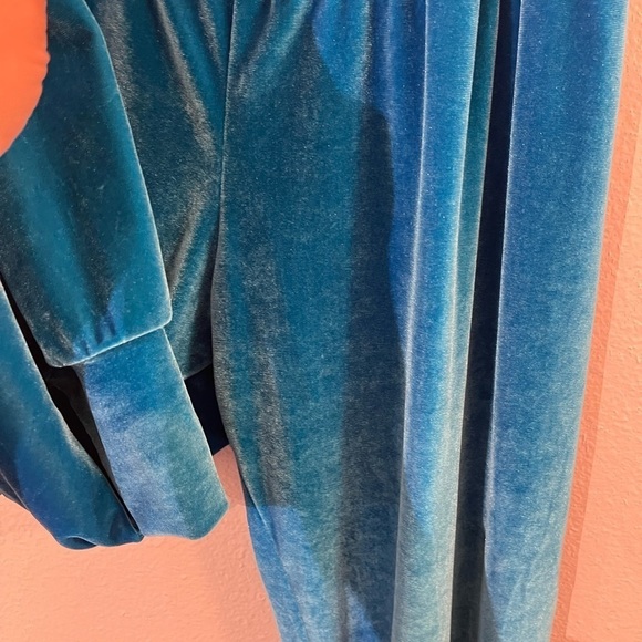 Laina Rauma SET blue velour loungesuit tracksuit - Picture 14 of 14